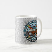 Safety First Firetruck Brandweerman mok (Voorkant rechts)