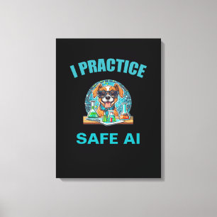 Safety First in AI: een creatief manifest Canvas Afdruk