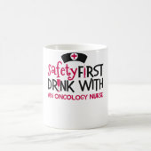 Safety First Oncology Neurse Neurses Week Gift Koffiemok (Center)