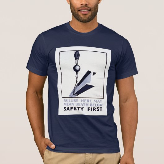 Safety First T-shirt (Voorkant)