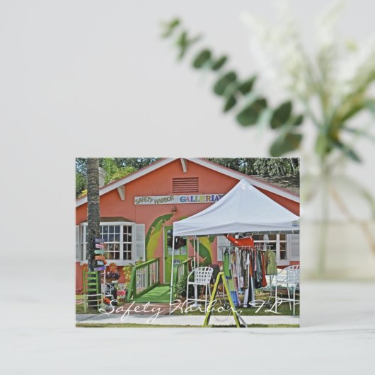 Safety Harbour-winkel Briefkaart (Staand voorkant)