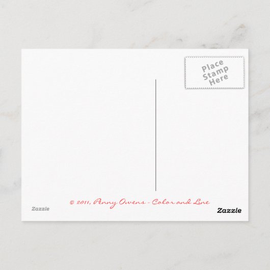 Safety Harbour-winkel Briefkaart (Achterkant)