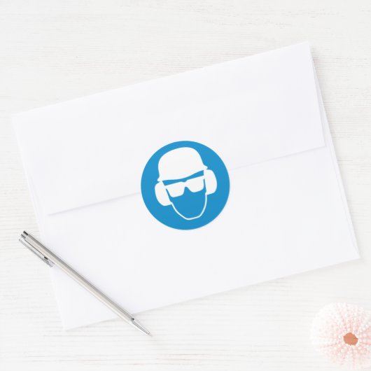 Safety Man Sticker (Envelop)