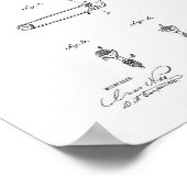 Safety Pin 1887 Patent Art-witboek Poster (Hoek)