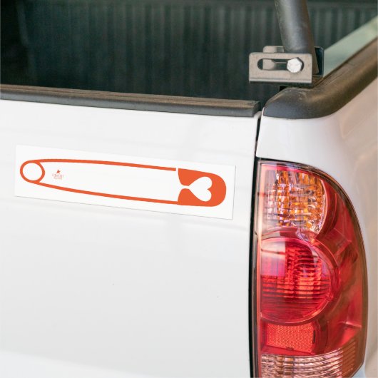 Safety Pin Bumpersticker (Op Truck)