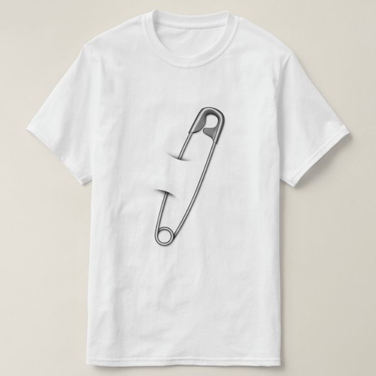 Safety Pin Silent Protest T-shirt (Design voorkant)