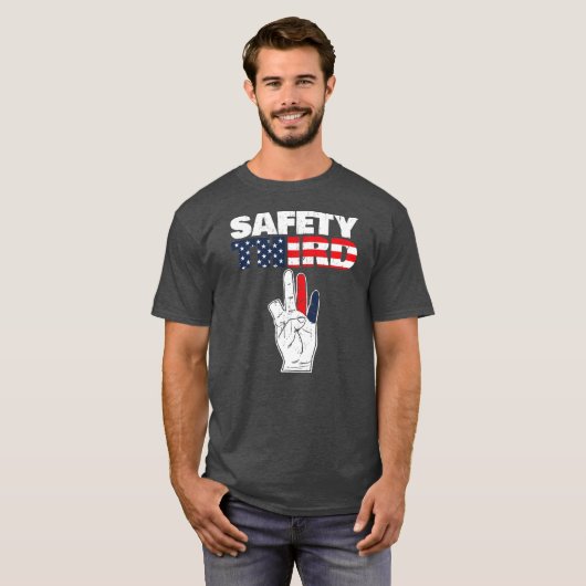 Safety Third Funny Missing Finger Safety Third T-shirt (Voorkant volledig)