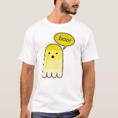 Safety Yellow Boo Ghost T-shirt (Voorkant)