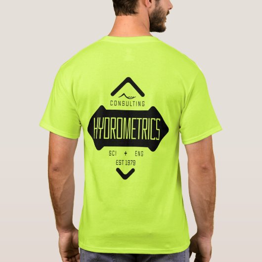 Safety Yellow T-Shirt (Achterkant)
