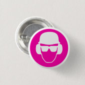 #SafetyGirl-merkartikelen Ronde Button 3,2 Cm (Voorkant /achterkant)