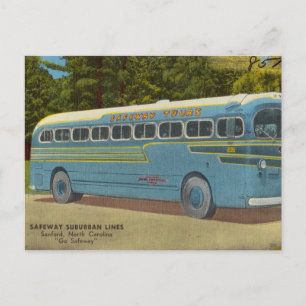 SafeWay Tours North Carolina Vintage Briefkaart