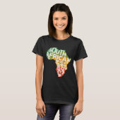 Saffa Zuid-Afrikaanse Verre van Afrika Funny ExPat T-shirt (Voorkant volledig)