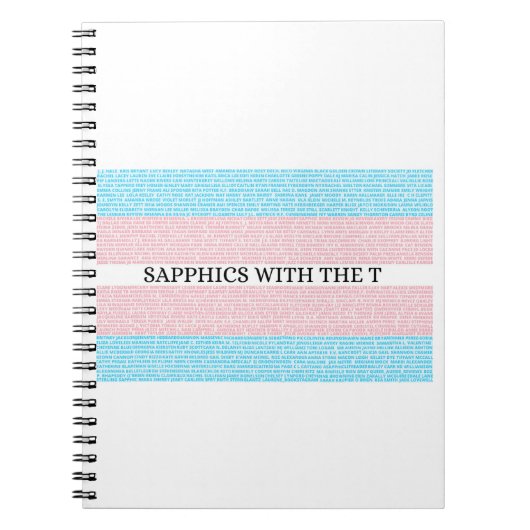 Saffen met het T 3.0 Notitieboek (Voorkant)