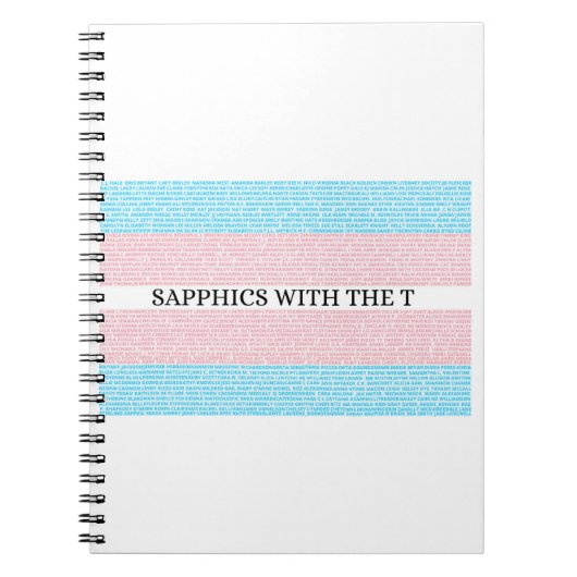 Saffen met het T 3.0 Notitieboek (Voorkant)