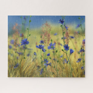 Safferblauwe & Gouden Puzzel