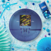 Saffier 45e Jubileum Herdenking Papieren Bordje (Feest)