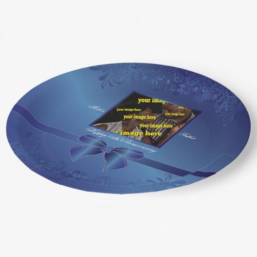 Saffier 45e Jubileum Herdenking Papieren Bordje (Gekanteld)