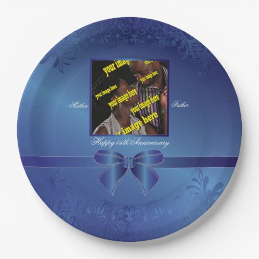 Saffier 45e Jubileum Herdenking Papieren Bordje (Voorkant)