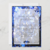 Saffier 45ste huwelijksjubileum uitnodiging (Voorkant)