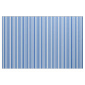 Saffier blauw & witte strepen stof (Yard (91,4 cm))