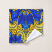 Saffier Blauwe Serpentine Avatar Bad Handdoek (Wasdoekje)