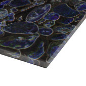 Saffier Blauwe Stenen met Glow Snijplank (Hoek)
