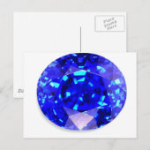 Saffier Briefkaart (Voorkant / Achterkant)