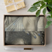 Saffier Dromen Moderne Art Deco Schoonheid Decoupa Tissuepapier (Geschenk)