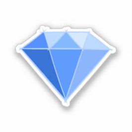 Saffier Edelsteen. Sieraden. 45 Bruiloft Jubileum Sticker