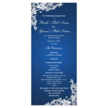 Saffier en Bloemen Wedding Programma