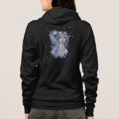 Saffier Fee Hemelse Fantasie Kunst Hoodie (Achterkant)