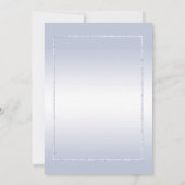 Saffier Glans & Glitter & 1e Huwelijk Kaart (Achterkant)