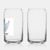 Saffier glazen beker! (Links)