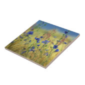 Saffier & Goud Decoratieve Tegel / Trivet Tegeltje (Zijkant)