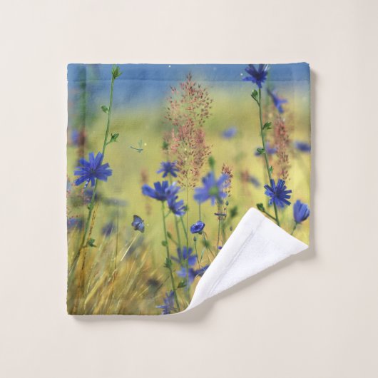 Saffier & Gouden Badhanddoek Set Bad Handdoek (Wasdoekje)