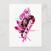 Saffier Grafische 8 van de ster Briefkaart (Voorkant)