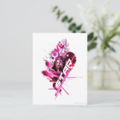 Saffier Grafische 8 van de ster Briefkaart (Staand voorkant)