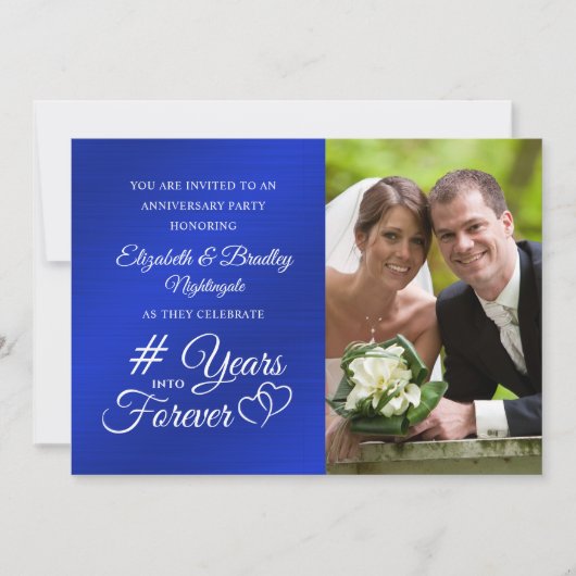 Saffier Jubileum Harten JAAR IN DE EEUWIGHEID Kaart (Voorkant)