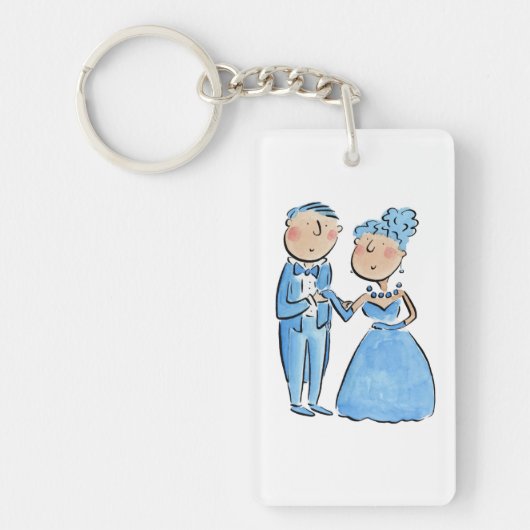 saffier Jubileum Sleutelhanger (Voorkant)
