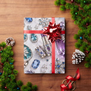 Saffier Juwelen Cosmetica Kerstmis Cadeaupapier