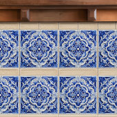 Saffier Lissabon Patroonkeramisch ontwerp Tegeltje
