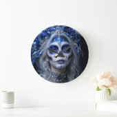 Saffier Maan Calavera – Blauwe Hemel Grote Klok (Huis)