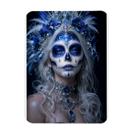 Saffier Maan Calavera – Blauwe Hemel Magneet