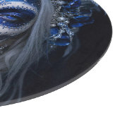 Saffier Maan Calavera – Blauwe Hemel Snijplank (Hoek)