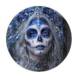Saffier Maan Calavera – Blauwe Hemel Snijplank