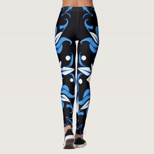 saffier mandala leggings (Achterkant)