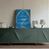 Saffier & Marmer Nikkah Welkom Acryl Teken Acryl Bord