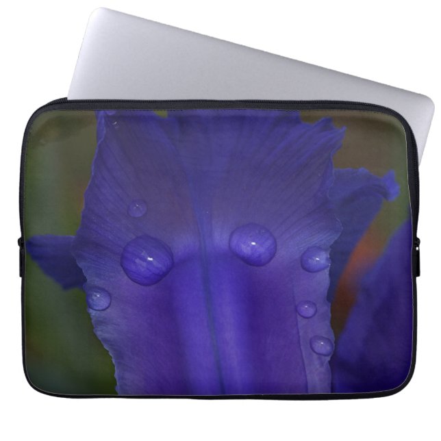 Saffier Sereniteit  Laptop Sleeve (Voorkant)