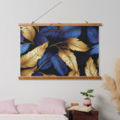 Saffier Starlit Symphony Botanical Hangend Wandkleed (Slaapkamer)