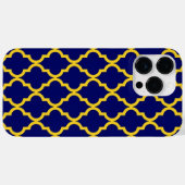 Saffier Zon: Blauw & Geel Boho Marokkaanse elegant Case-Mate iPhone Case (Achterkant (horizontaal))
